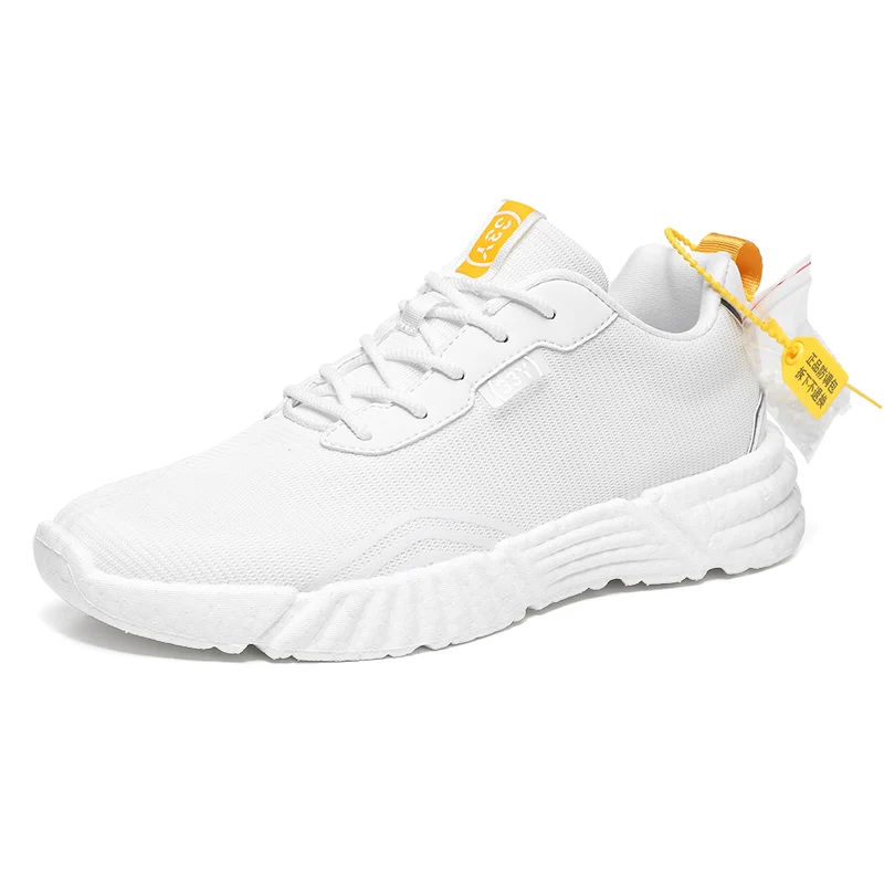 
Wholesale price knitted upper breathable men sports shoes men tennis shoes men sneakers 