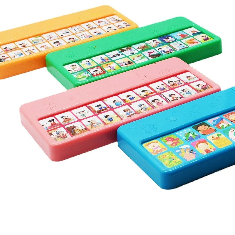 Popular Customized 20 Buttons Coloring Story Audio Book For Kids Montessort Busy Board Enlighten Busy Book