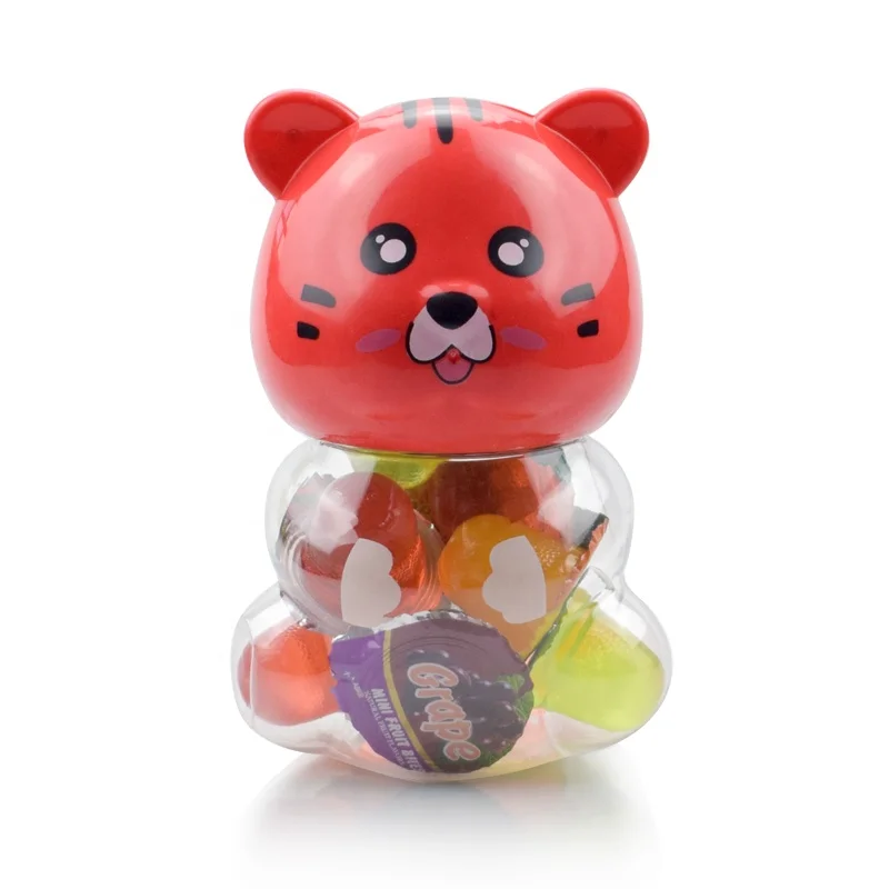 OEM assorted sweet mixed halal mini fruit jelly candy lychee coconut jelly