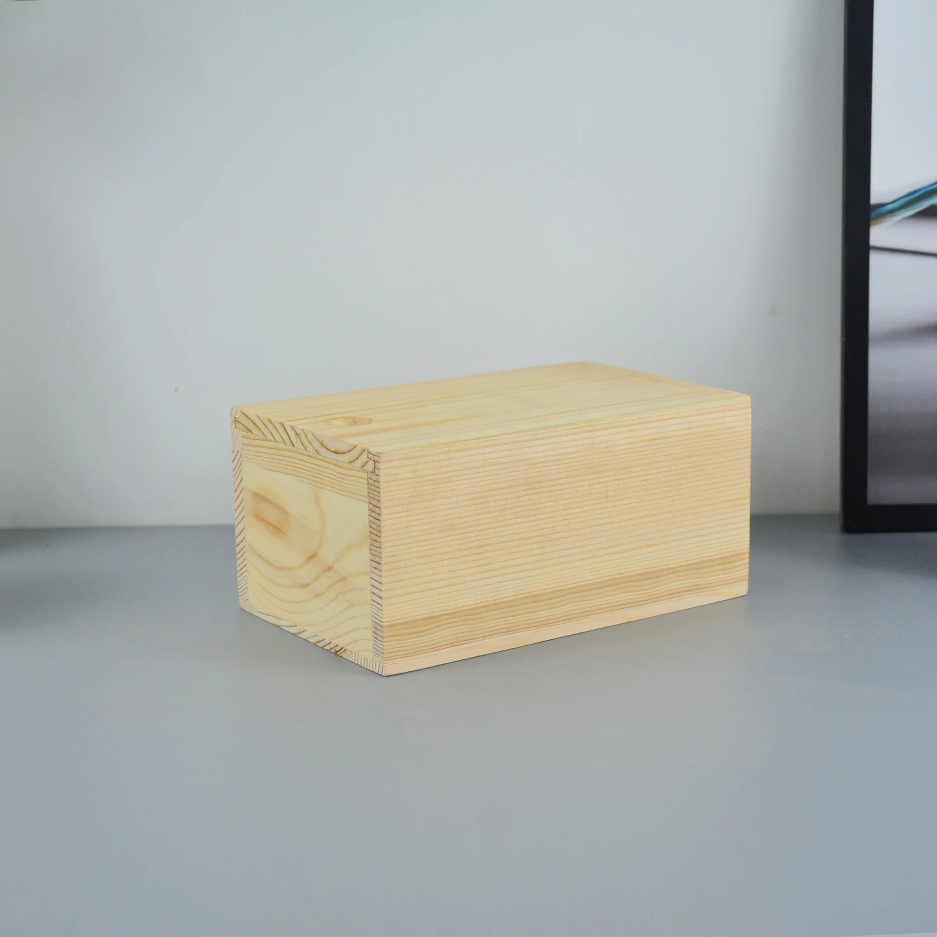 Wooden Box and Small Packing Wooden Eve Wood Manufacture High Quality Luxury Christmas Customized Logo Storage Pine Angel 100pcs