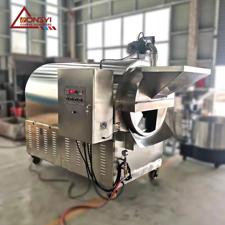 Industrial Peanut Roasting Machine 200kg Nut Roaster for Bakery Use