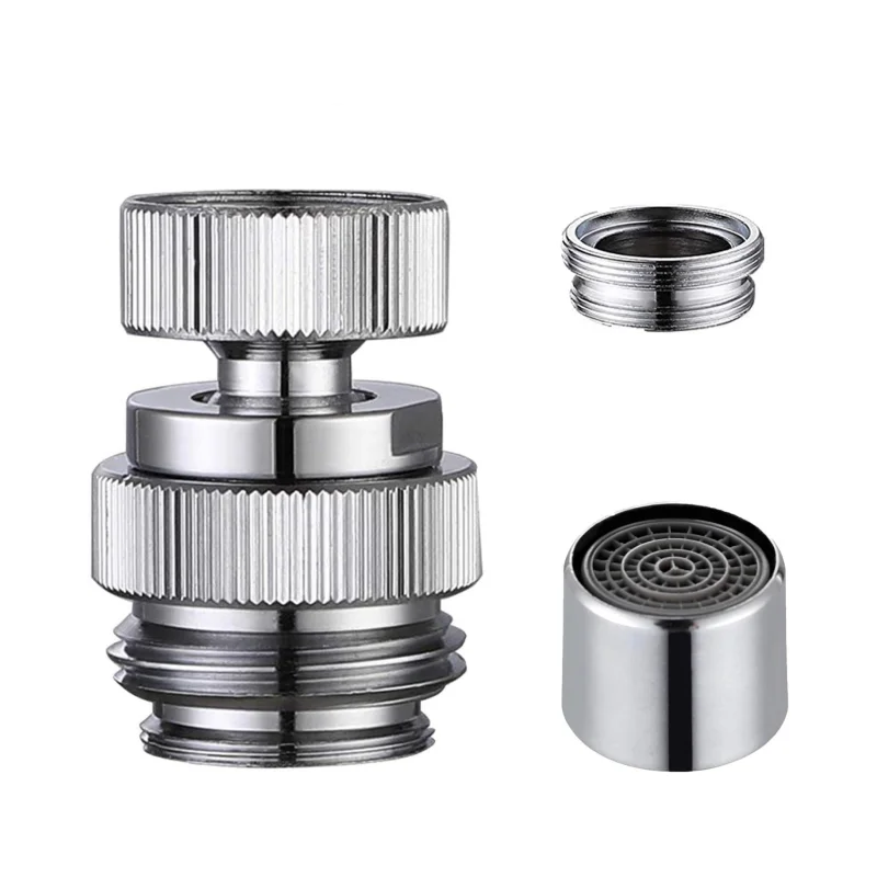 Faucet Adapter Kit Kitchen Sink Brass Aerator Adapter Male Female Faucet Adapter for Connecting Garden Hose