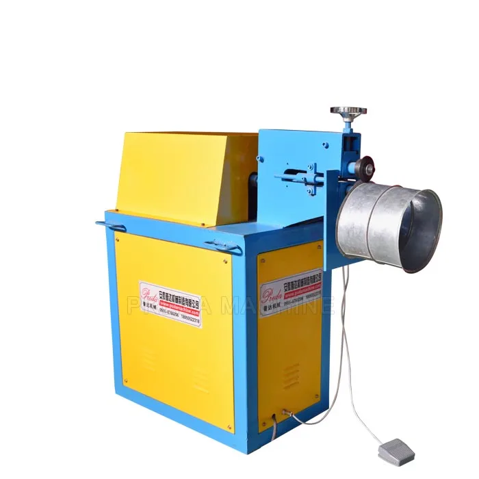 PREDA Brand 2mm Electric Pipe Rotary Beading Machine For Air Duct Making In HVAC