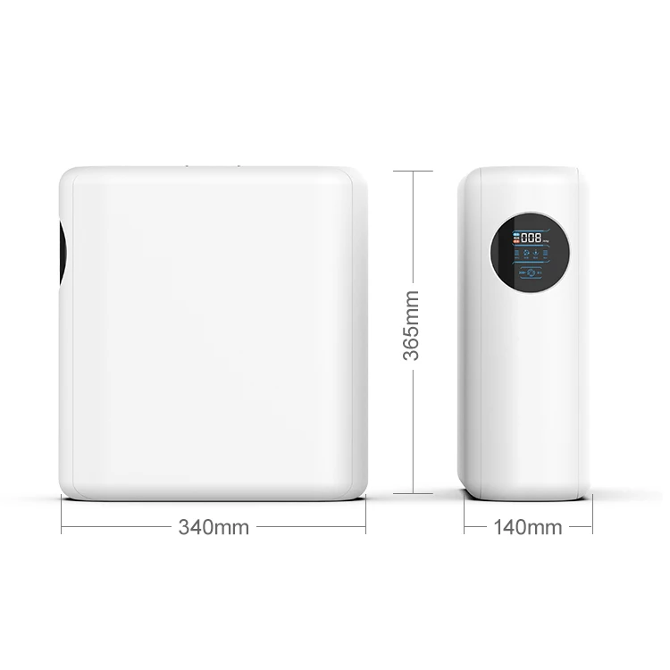 Small Domestic Whole Home 800Gpd Black Reverse Osmosis Water Filter System Water Purifier Machine For Office For Commercial Use