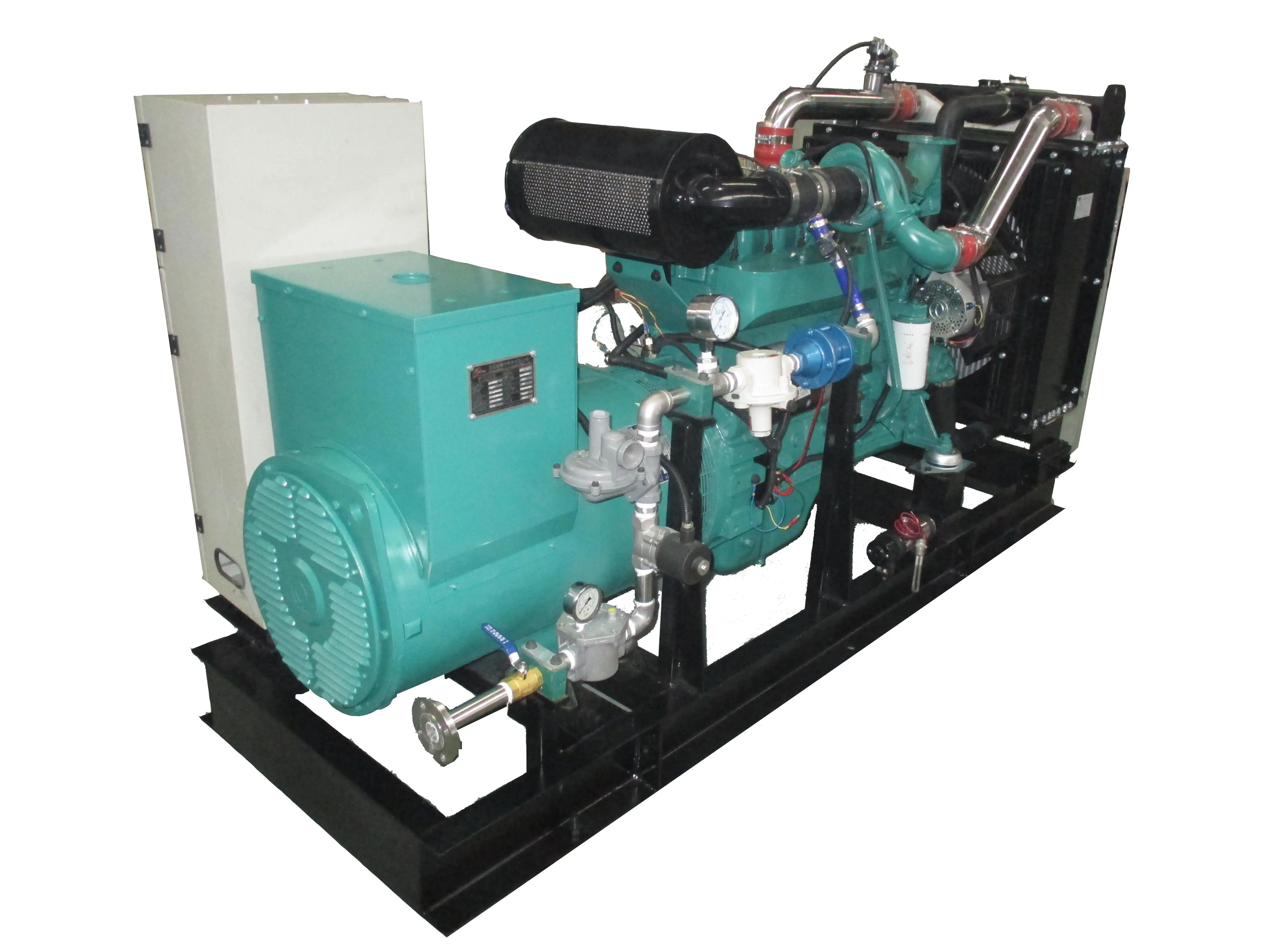 Customized Natural gas methane Turbine generator 80kw LPG/CNG/biogas generator set water cooling 120kw genset