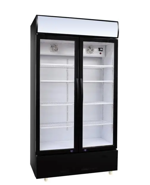 Upright freezer glass door showcase air cooling frost free OEM/ODM high quality factory price commercial appliance LC-600