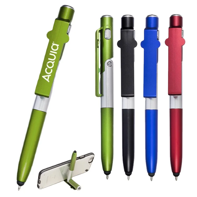 
Customized Promotional 4-in-1 Multipurpose Stylus Pen 