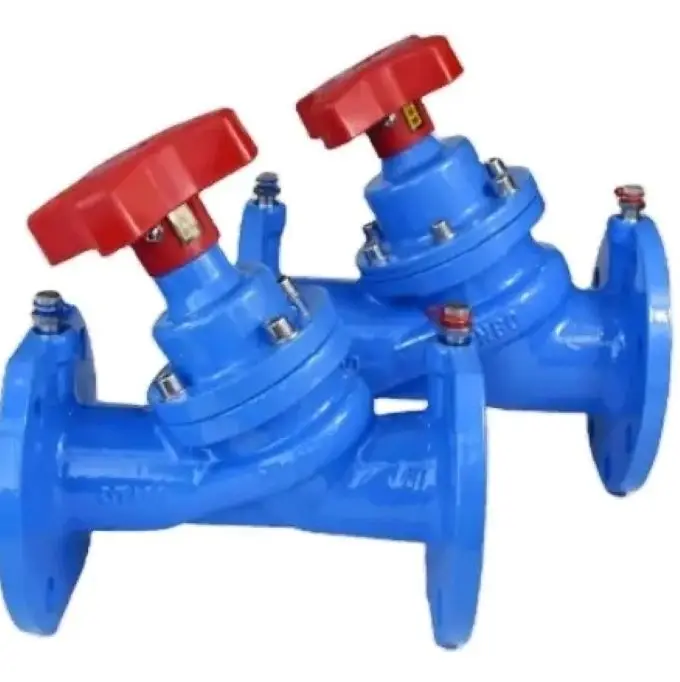 DN150 Digital lock nodular cast iron flow automatic balancing valve pressure balance valve