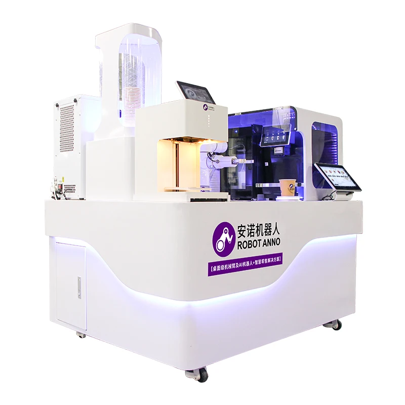 Commercial Indoor AI Intelligent Automatic Latte Coffee And Printing Coffee Machine Barista Coffee Robot