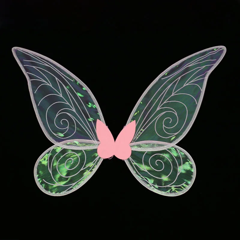 Fairy Butterfly Wings Dress Up Sparkling Sheer Angel Wings Halloween Costume Fairy Wings for Girls Kids
