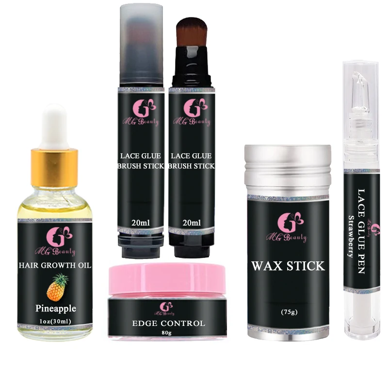 Ultra Hold Waterproof Lace Glue Brush Lace Glue Wig Adhesive Waterproof Hair Styling Wax Stick Strong Hold Edge Control