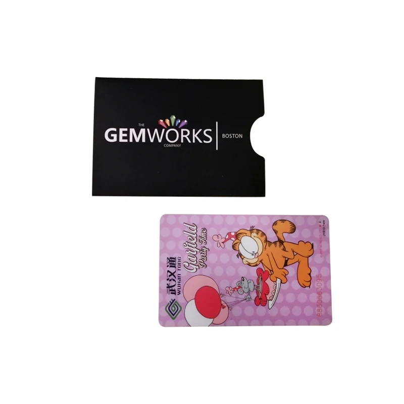 Customized paper hotel key card holder room