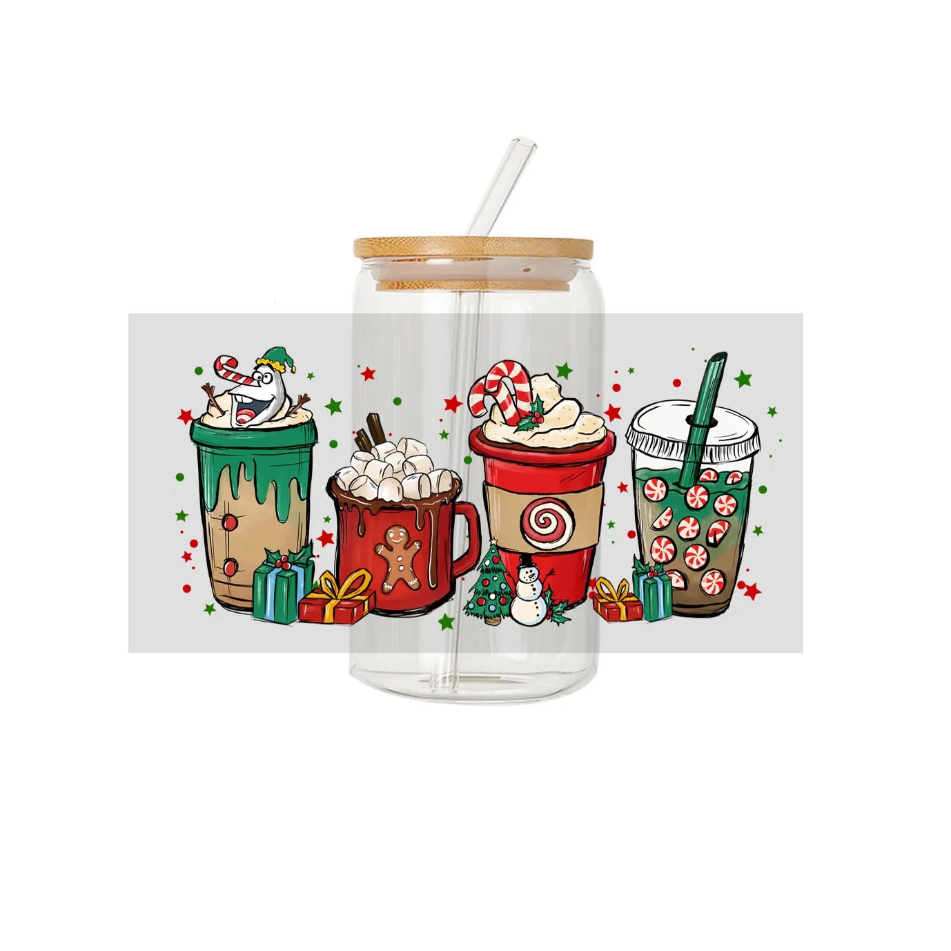 16 унций водонепроницаемая УФ-пленка для упаковки стаканов