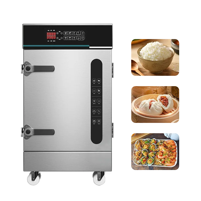 Stainless Steel 3/4/6/8 Layer Trays Commercial Digital Electric Momo Bun Dumpling Food