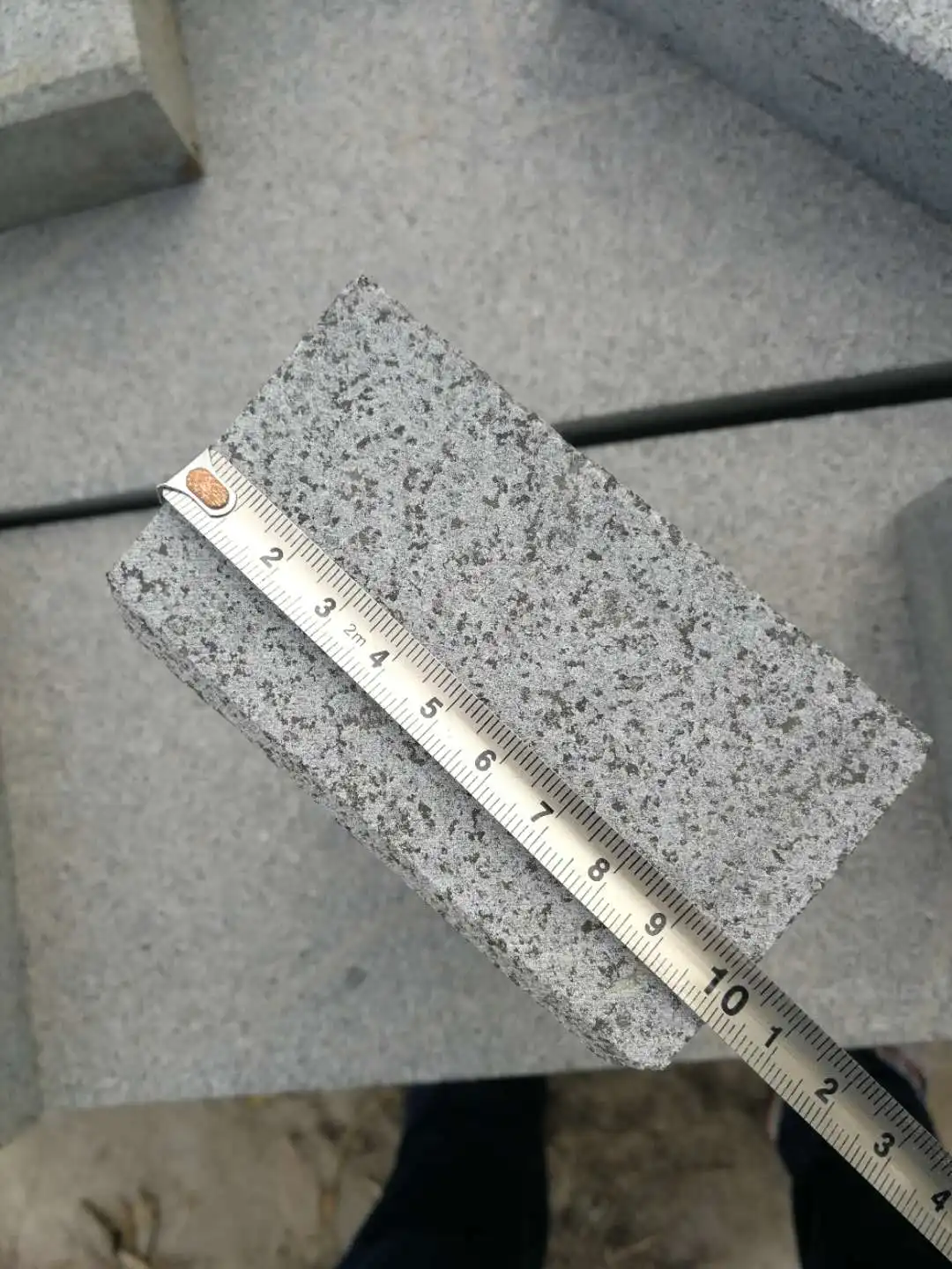 Customize Shape Fan Granite Pavers G654 10x10x10 Cubic Cheap Price Driveway Paving Stone for Sale
