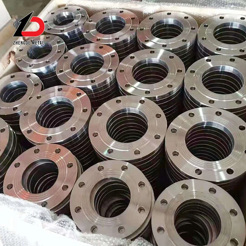 Large Diameter Welding Forging Flange High Pressure Neck Butt Welding Flange Carbon Steel Plate Flat Welding Flange