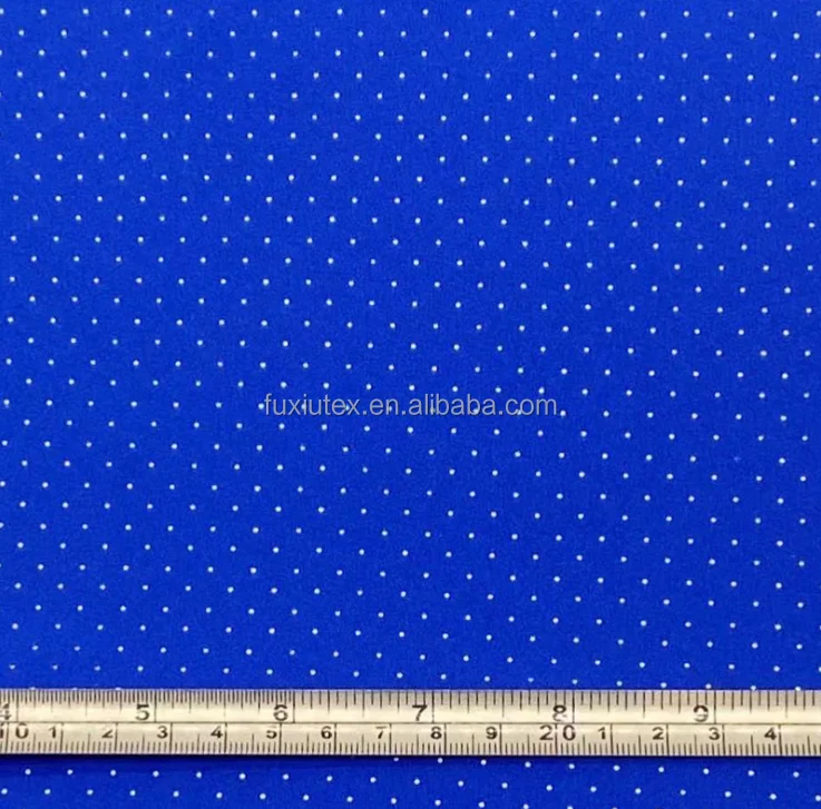 Custom Pattern Waterproof 90% Polyester 10% Spandex Perforated Fabric Custom Hole Punch Men Women Sportswear