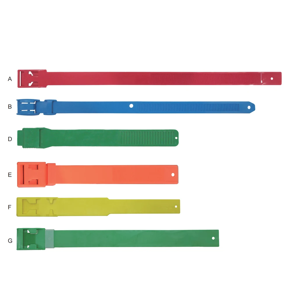 KD740 Veterinary Livestock Animal Plastic Identification Tape Cattle Leg Band for Trimming Marking