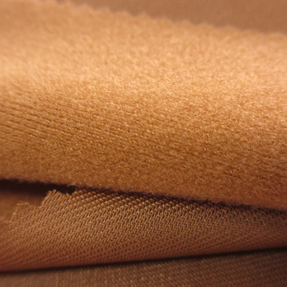 Unbroken Loop Fabric Back Side with Brushed China Bonding for Home Textile Garment Accessories