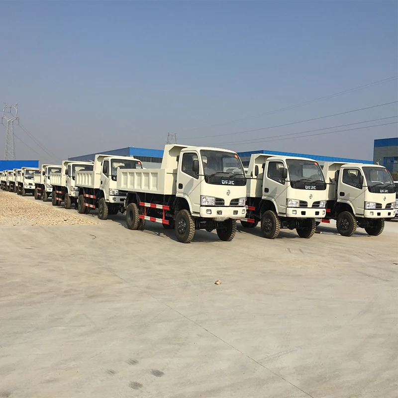 DONGFENG 4x2 4x4 маленький самосвал с правосторонним приводом транспортное средство песочным