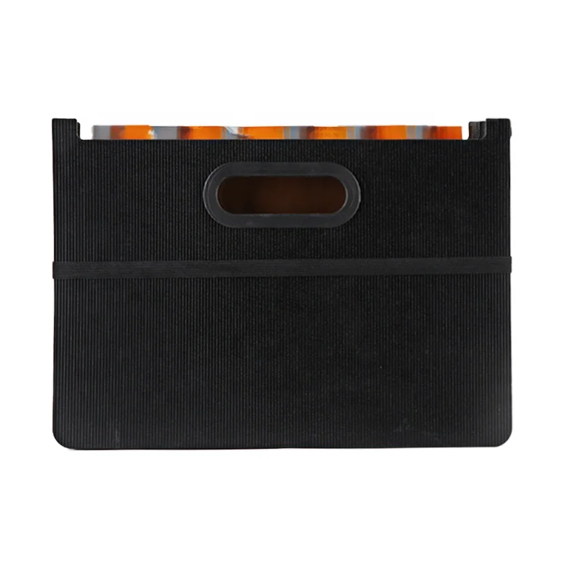 Large Capacity A4 Black Office 24 Pockets Organ Bag documents  bag