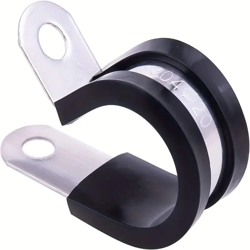 10pcs Pipe Clamp Pipeline Clamping Fixator Professional Fixed Clamps Hose Holder Clip Hose
