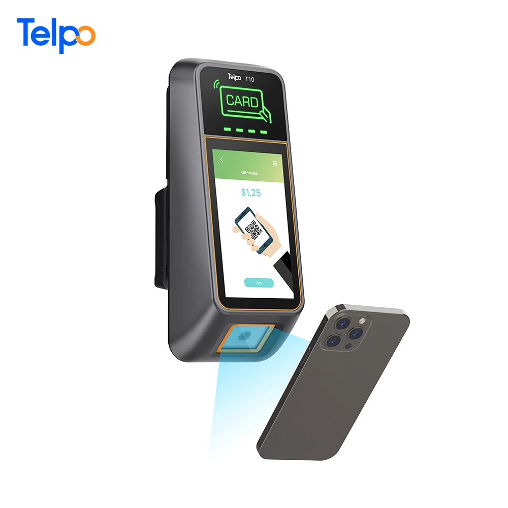 Telpo T10 nfc общественный транспорт мобильный автобус оплата android pos терминал с qr-кодом сканер