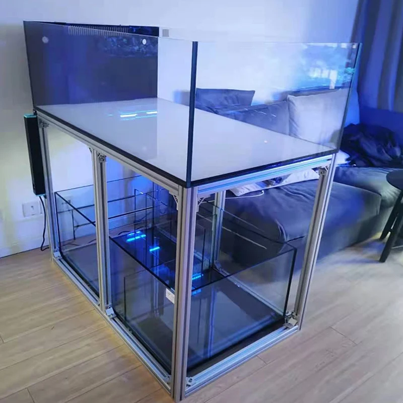 Fish Tank Aquarium With extruded profile Aluminum fish tank Frame aquarium cabinet stand frag tank