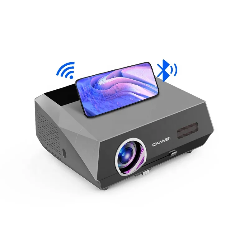 caiwei support full HD support 4k 1080P Digital Projector wifi projector Home meeting room outdoor