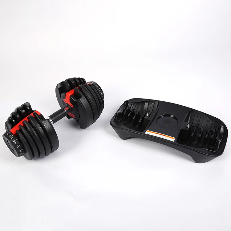 Adjustable Dumbbell Sets 10-50kg Multiweight Options Weighted Dumbbell With Anti-slip Nylon Handle