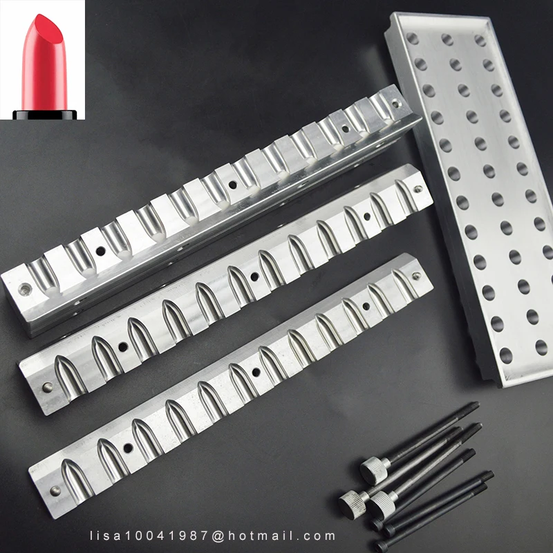 Wholesale Metal Lipstick Mold Aluminum 36 Holes Lipstick Mold Manufacturer Customize Lipstick Mold for Cosmetic Factory