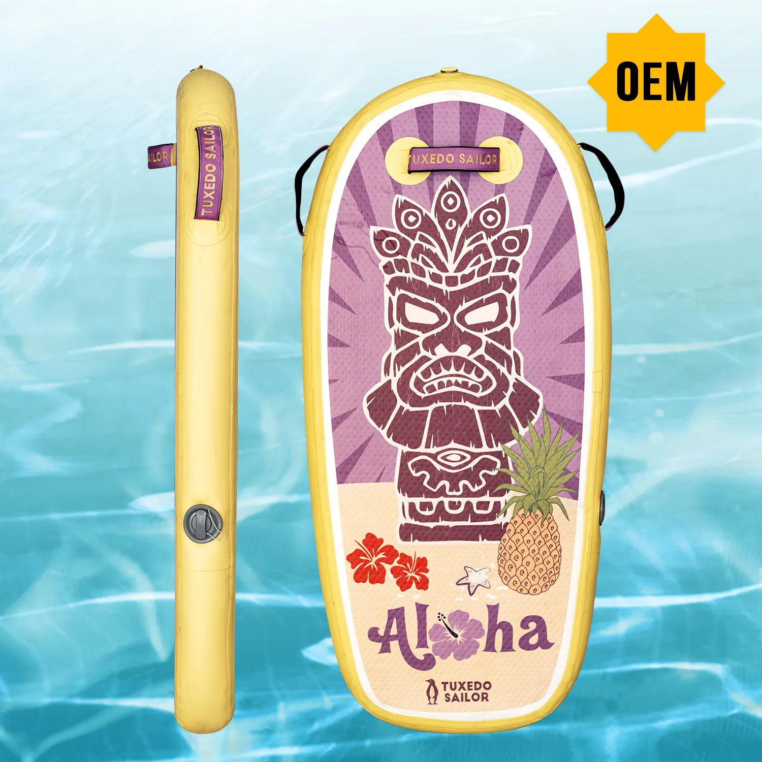 2023 New design OEM factory surf body boards kids Funwater inflatable eva foam bodyboard with swim fins eps bodyboards