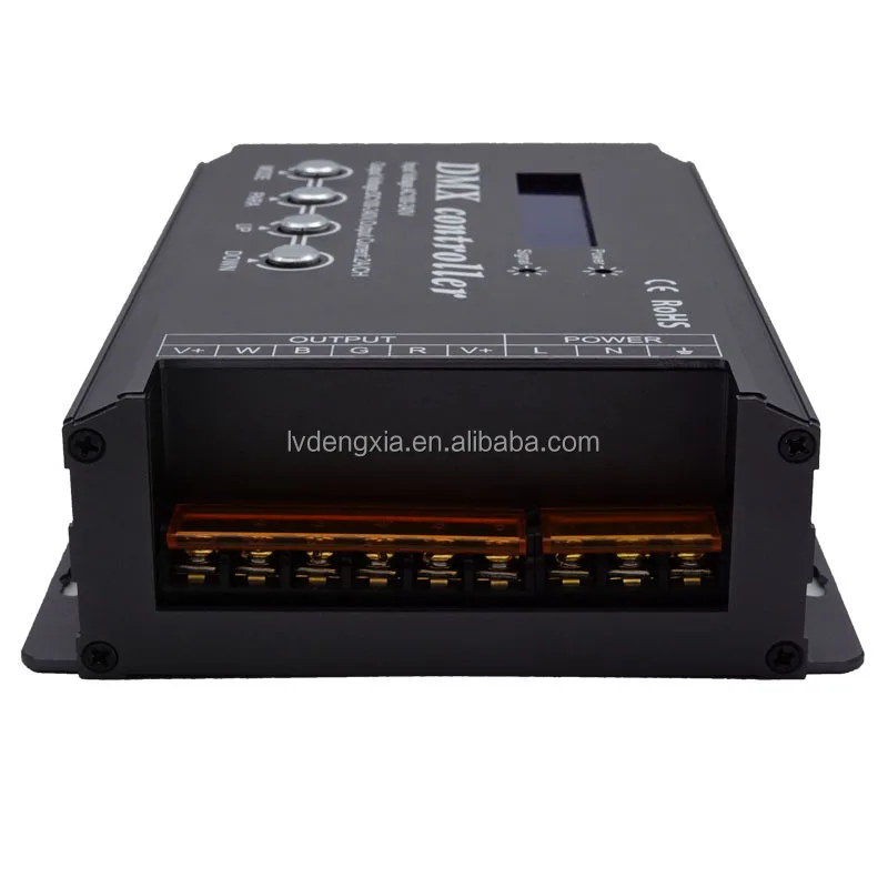RGBW светодиодный контроллер DMX300D декодер DMX Диммер 4CH * 2A светодиодные полосы света разъем
