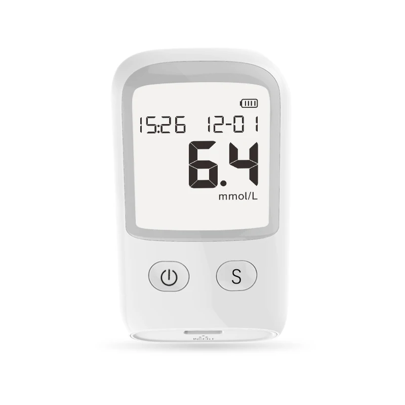 Глюкометр в одной коробке, прибор для измерения уровня сахара в крови при диабете, 50 тест-полосок