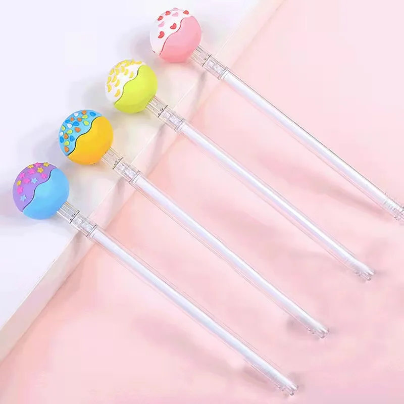 Sweet candy shaped neutral pen cute creative office stationery 0.5mm black replaceable pen