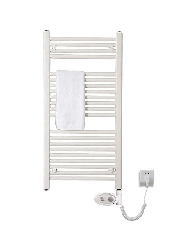 Bathroom electric towel rails with temperature controller for heating