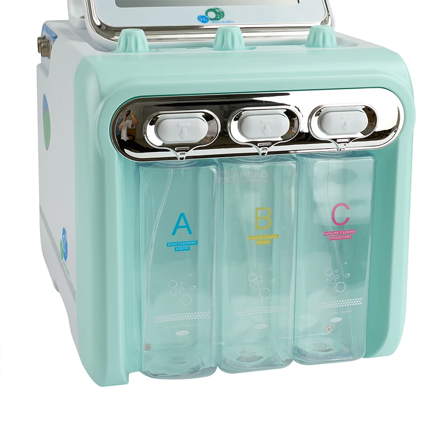 8 In 1 Second Generation LED Mask Face Lifting Skin Care Hydra Ultrasound Facial Face Massager Hydrogen Oxygen Beauty Machine