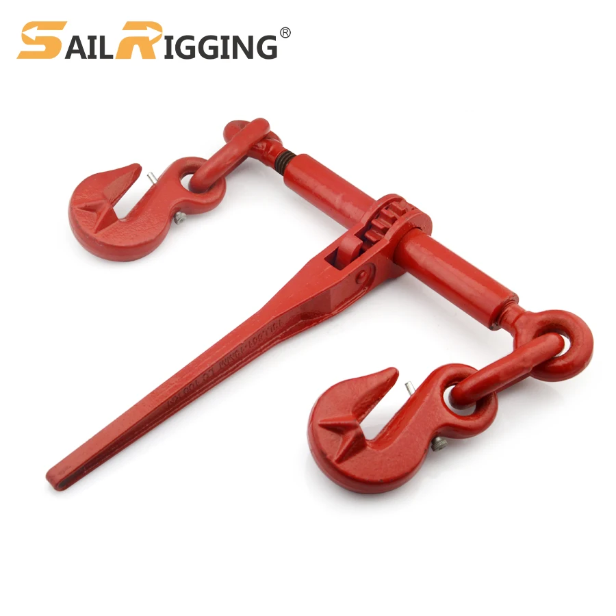 Drop Forged Chain And Binder European Type 8MM 10MM 13MM 16MM Ratchet Boomers For Sale Grade 70 Load Binder Ratchet With Hooks