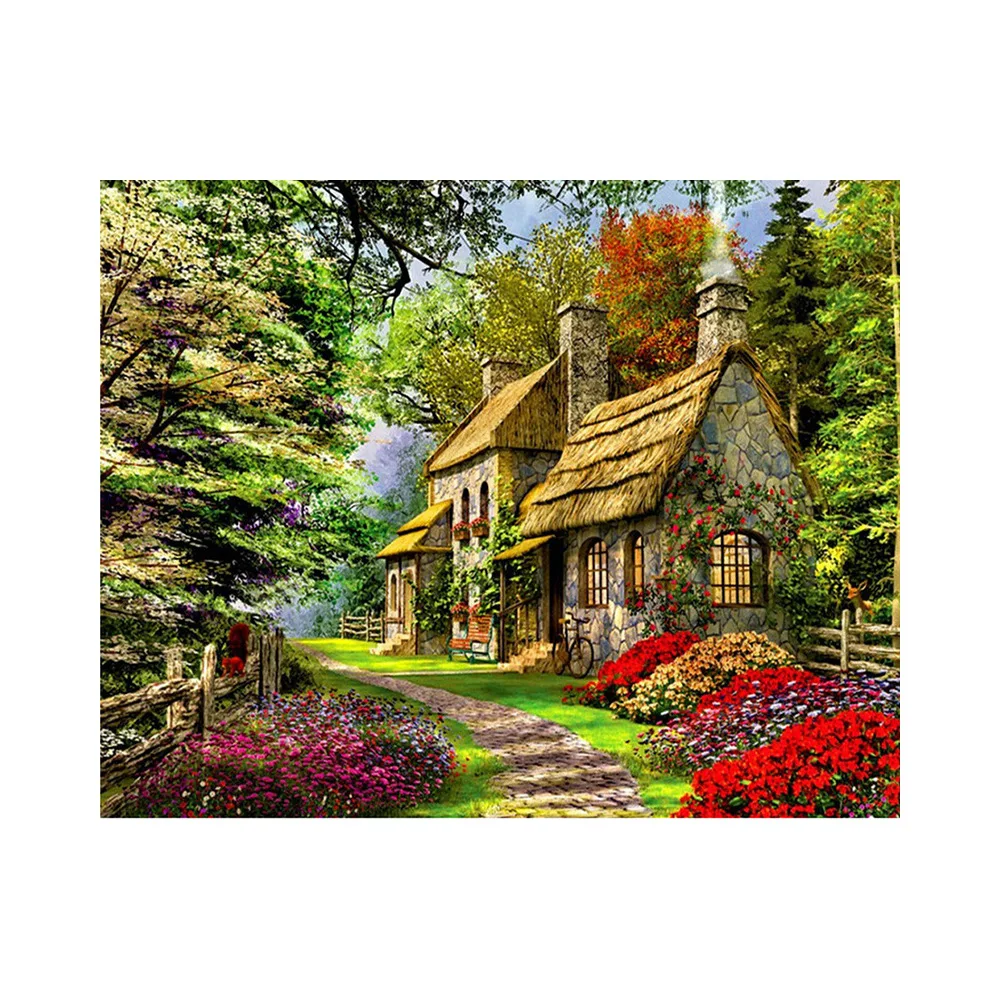 Wholesale Custom Painting By Numbers Kits  Hand Painting  For Adults Wall Art