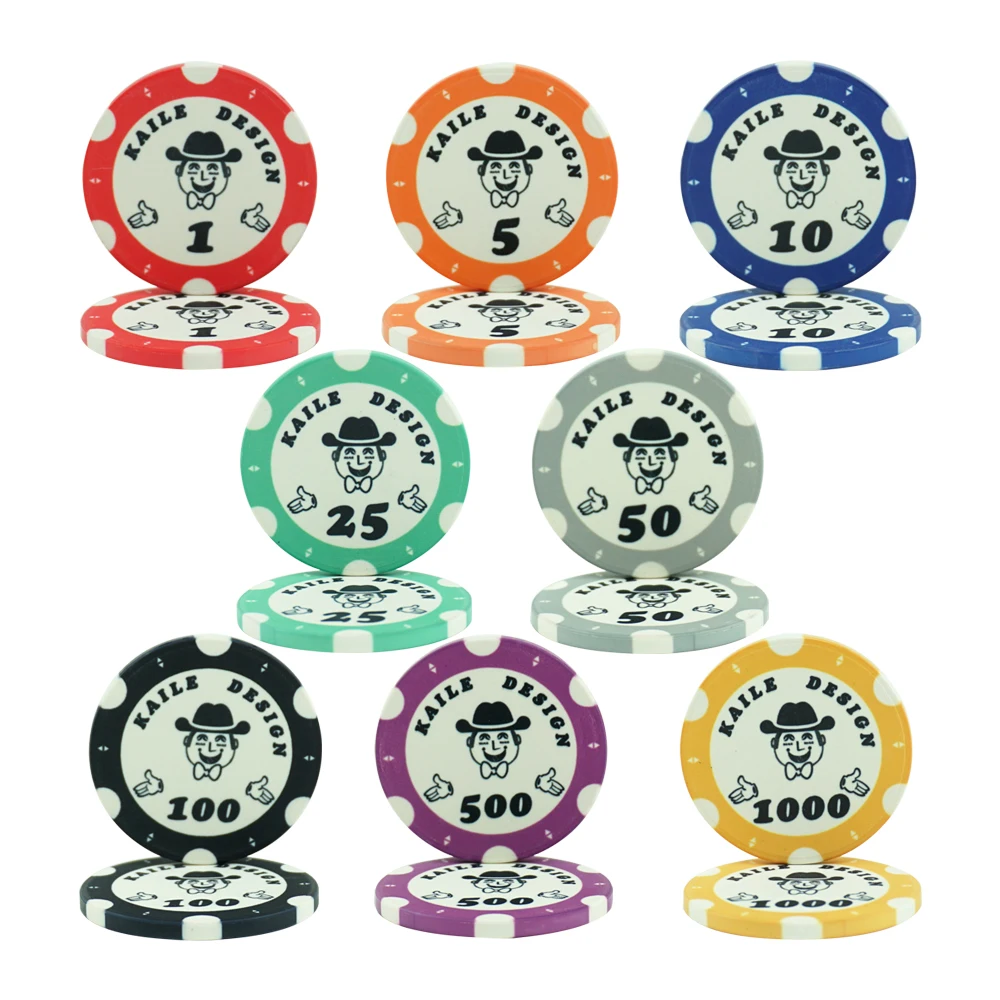 Custom 10g Ceramic Chips Set 39mm From Professino Poker Chips Wholesale Ceramic Casino Poker Factory