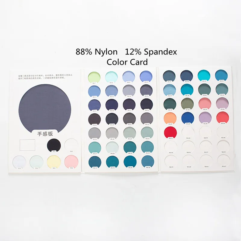 
Sample Order Tricot Roma Fabric 88% Nylon 12% Spandex Fabric Quick Drying For Yoga Sportswear legging T-shirt Fabric Sports 