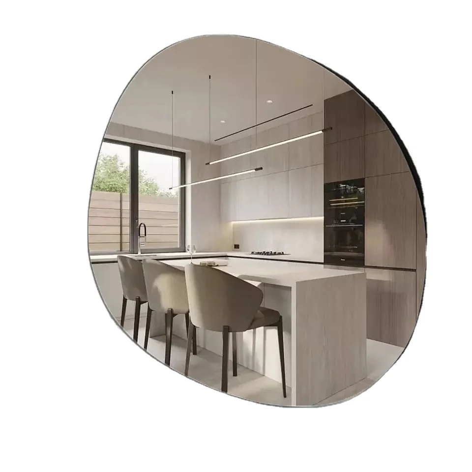 Необычная декоративная мебель для настенного зеркала-это зеркало для ванной комнаты