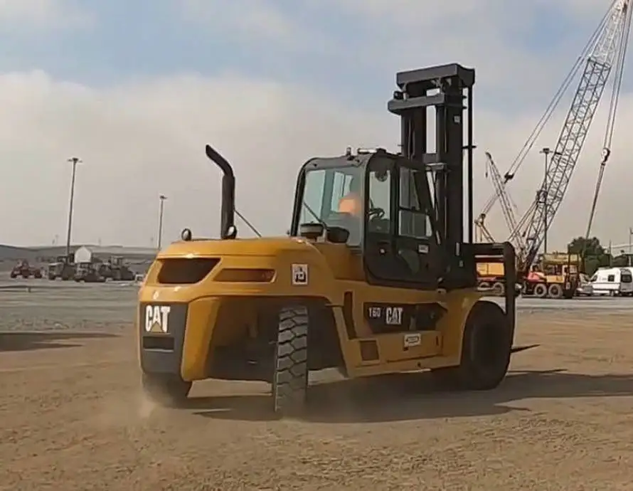 16 Ton forklift Original Japanese DP160 Used Diesel forklift for sale