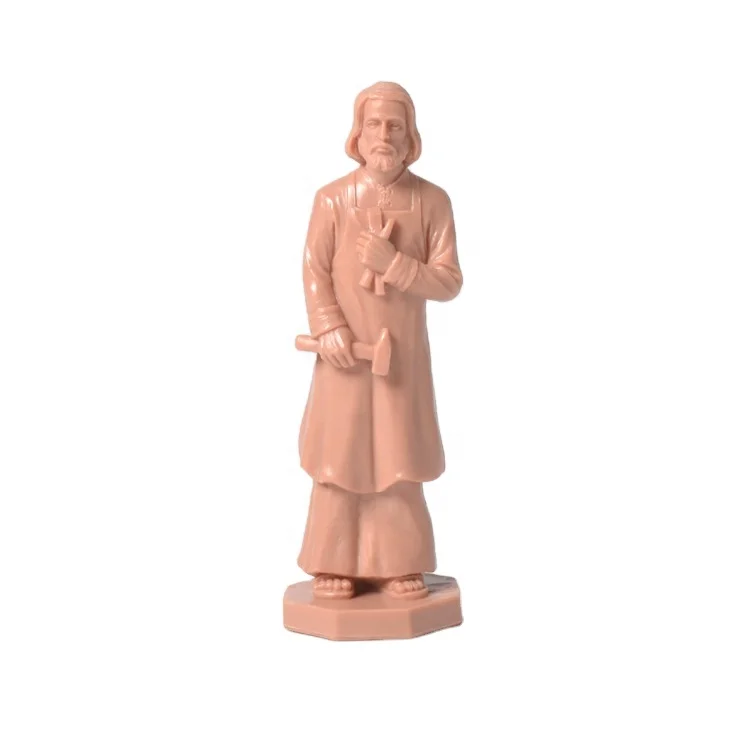 
Customized St Joseph the Worker Home Seller Kit 9CM HIGH Religious Catholic PVC Resin Status for Promotional Gifts 