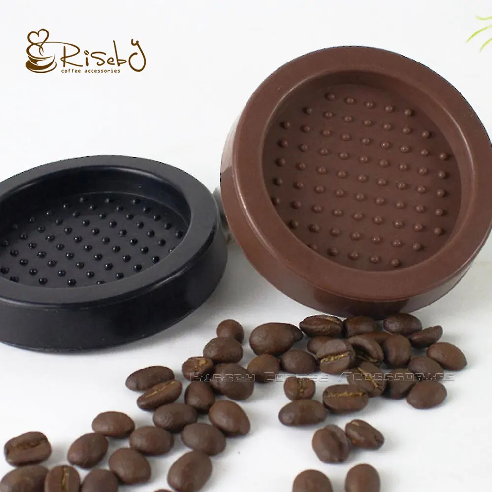 Flexible Silicone Coffee Powder Pad Beans Crushing Grinding Placemat Espresso Tamping Corner Mat Barista Tamper Pad for Cafe