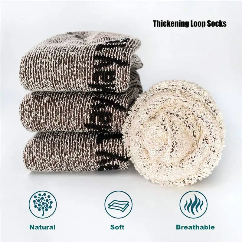 Wholesale Breathable Outdoor Hiking cashmere Thick Merino Wool Sock