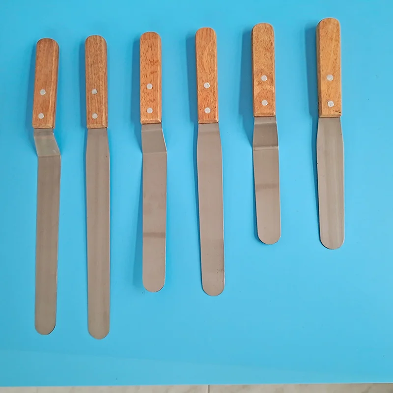 Wholesale Party Decoration Supplies Cake Dessert Decoration Multipurpose High Grade Stainless Steel Icing Spatula