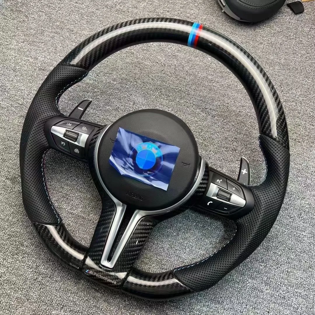 M Производительность Руль из углеродного волокна Прямая продажа с завода для BMW F10 F30 F32 F20 F07 F01 F02 F22 F87 F12 F06 F35 F80 F36