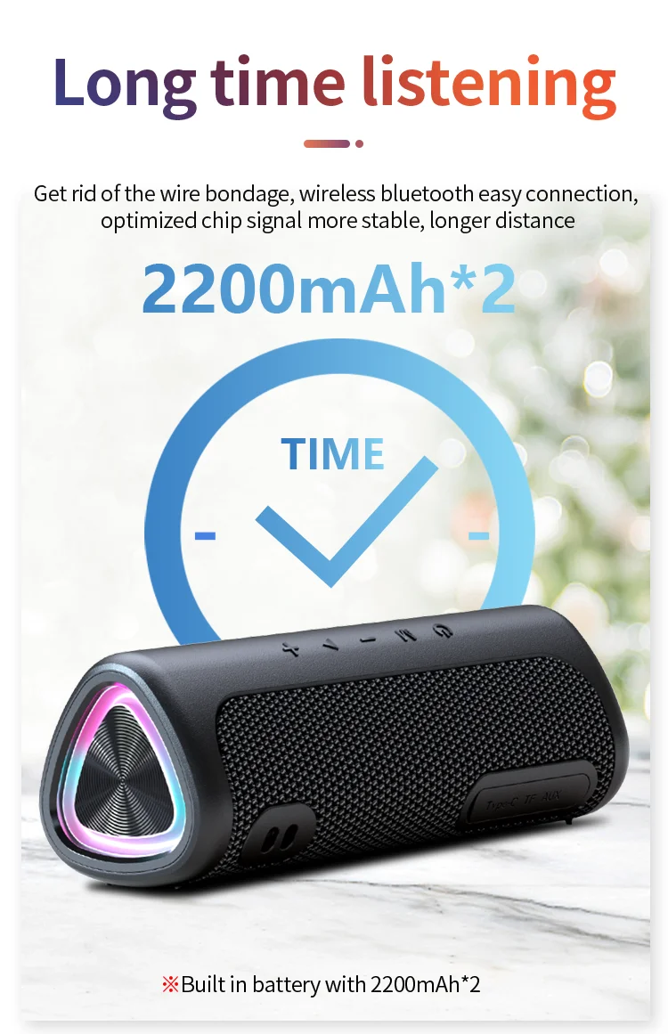 2024 новый для JBL Led Parlantes динамик Hifi сабвуфер 30 Вт наружный водонепроницаемый беспроводной Altavoz Blue tode колонки