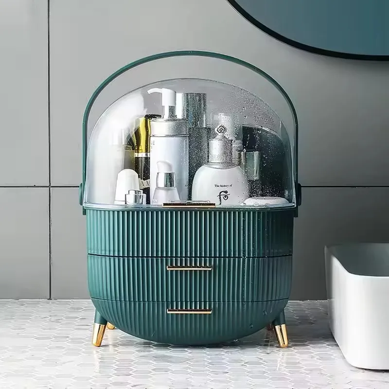 Desktop Make Up Organizer Organiser Brushes Storage Organizer Box Drawers Tabletop Toiletries Storage